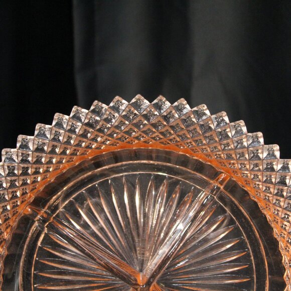 Vintage Anchor Hocking “Miss America” Depression Glass Tray - Picture 2 of 12
